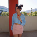 Cotton Candy Mini Skirt